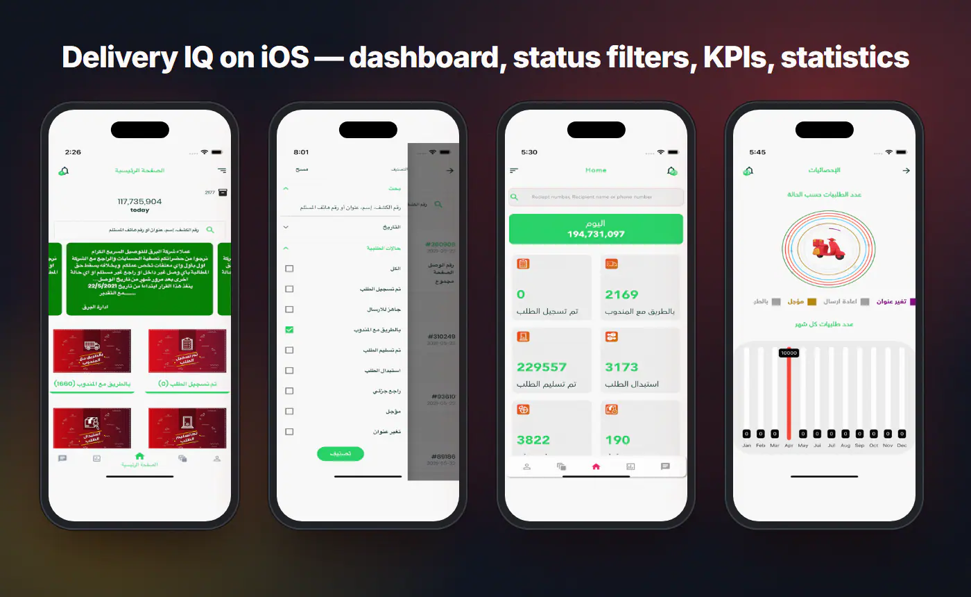 iOS screenshots