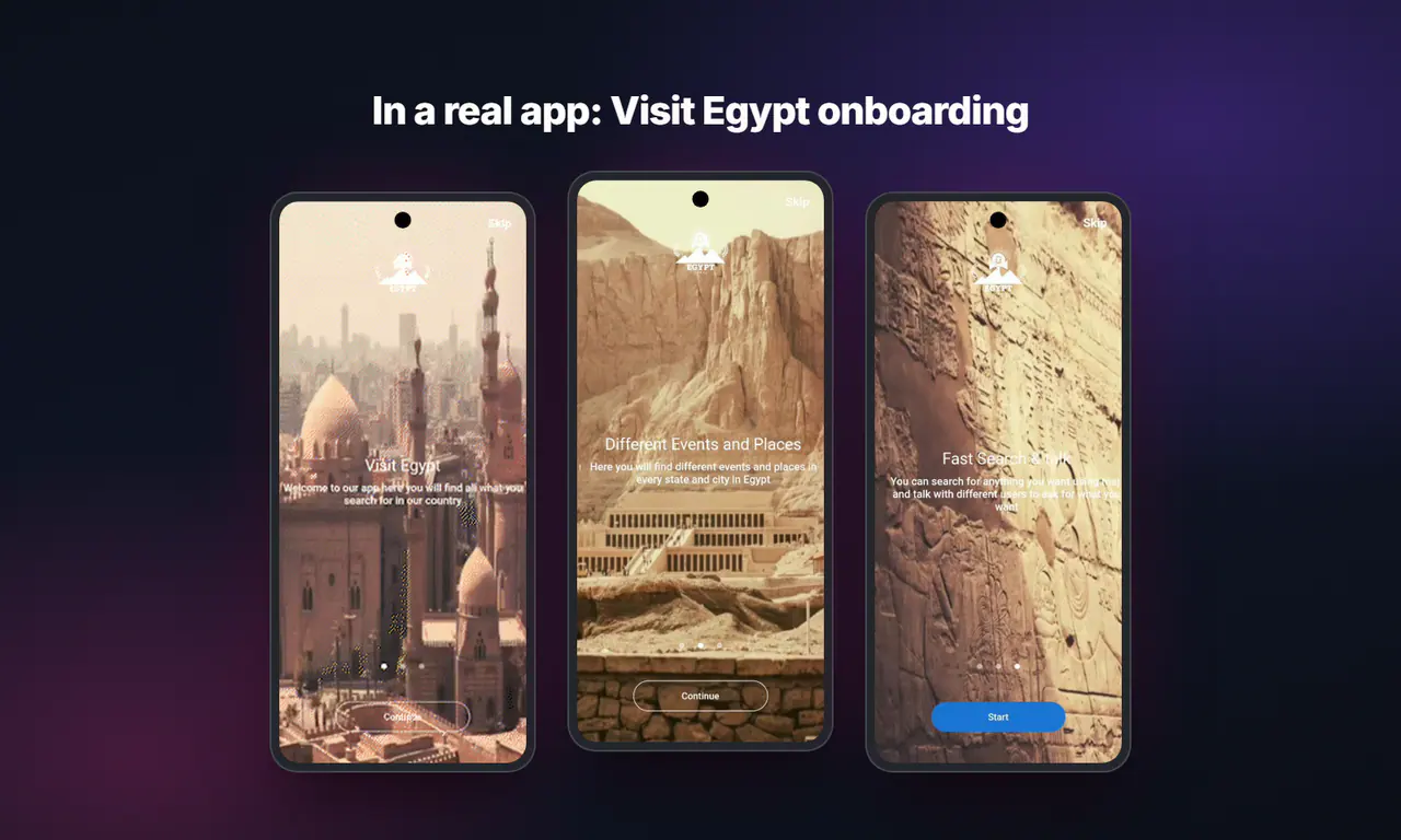 Visit Egypt onboarding built with video_walkthrough